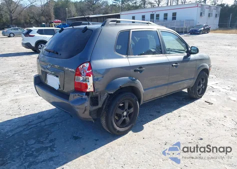 2007 Hyundai Tucson Gls из США, поврежденный, VIN KM8JM12B77U522751